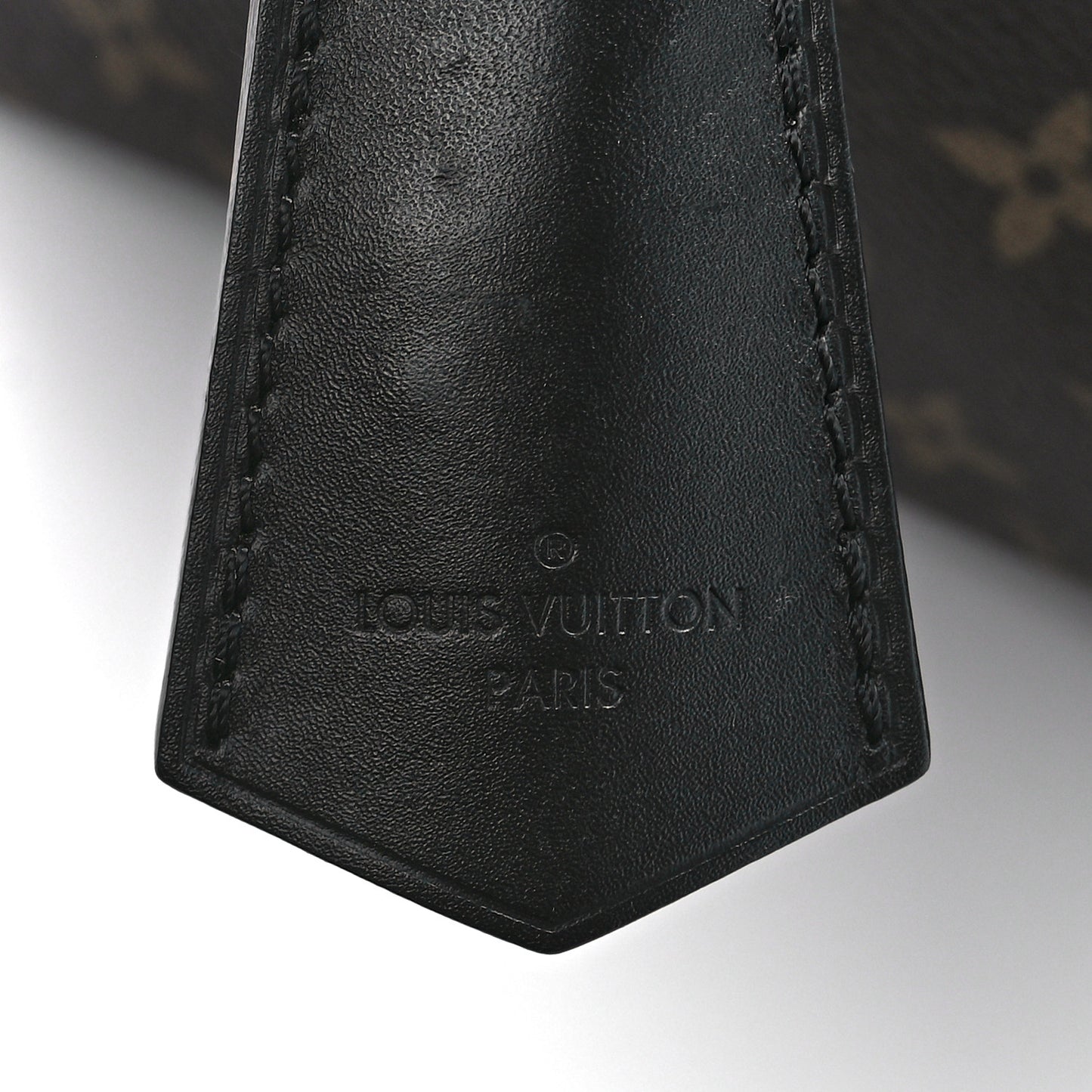 Monogram Flower Zipped Tote MM Black