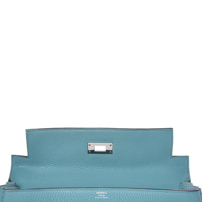 Hermes Taurillon Clemence Kelly Retourne 28 Bleu Saint Cyr 10 of 38