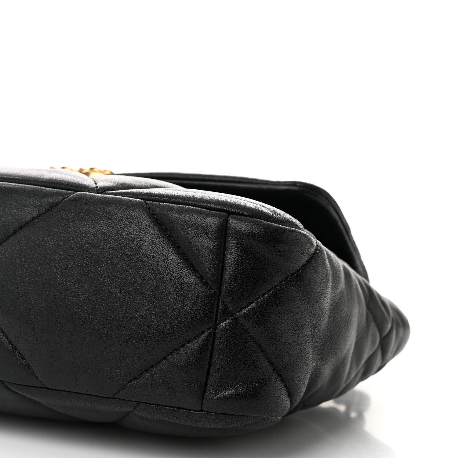 Chanel Goatskin Quilted Medium Chanel 19 Flap Black 10 of 12