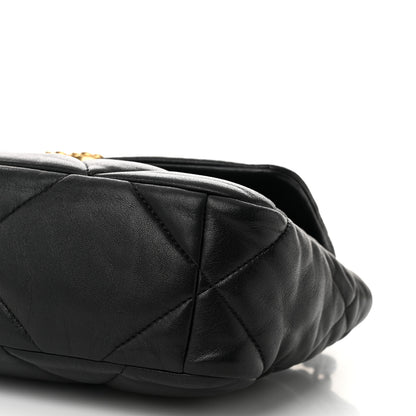 Chanel Goatskin Quilted Medium Chanel 19 Flap Black 10 of 12