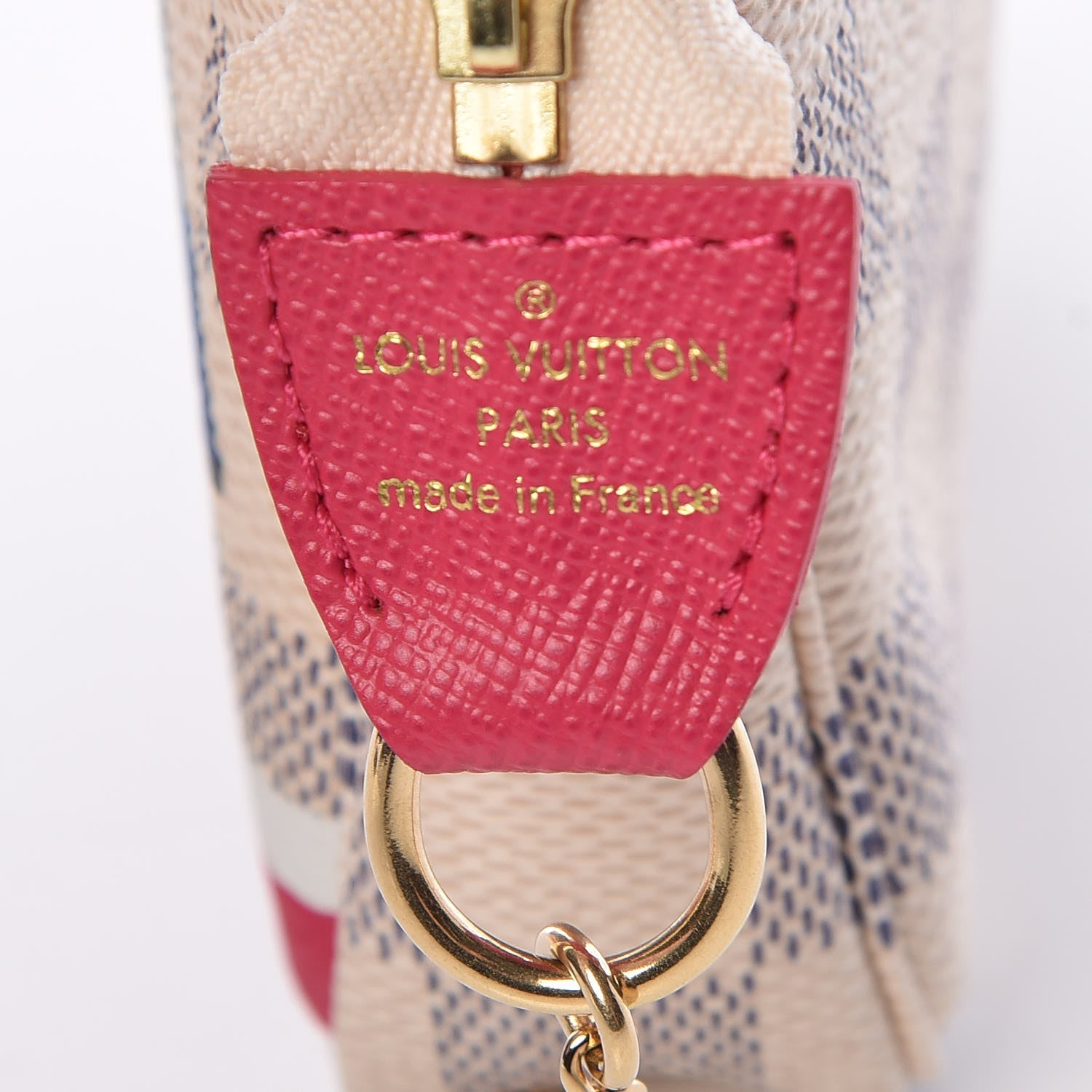 Louis Vuitton Damier Azur 2017 Christmas Animation Mini Pochette Accessories 6 of 8