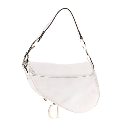 Christian Dior Calfskin Saddle Bag White 2 of 27