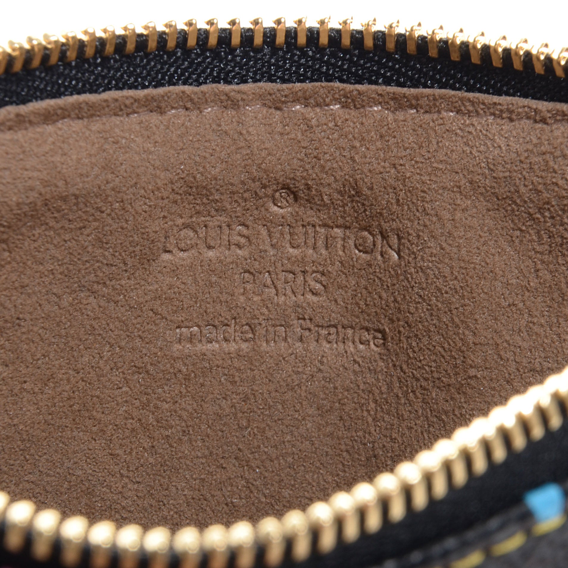 Louis Vuitton Monogram Multicolor Pochette Plate MM Black 6 of 7