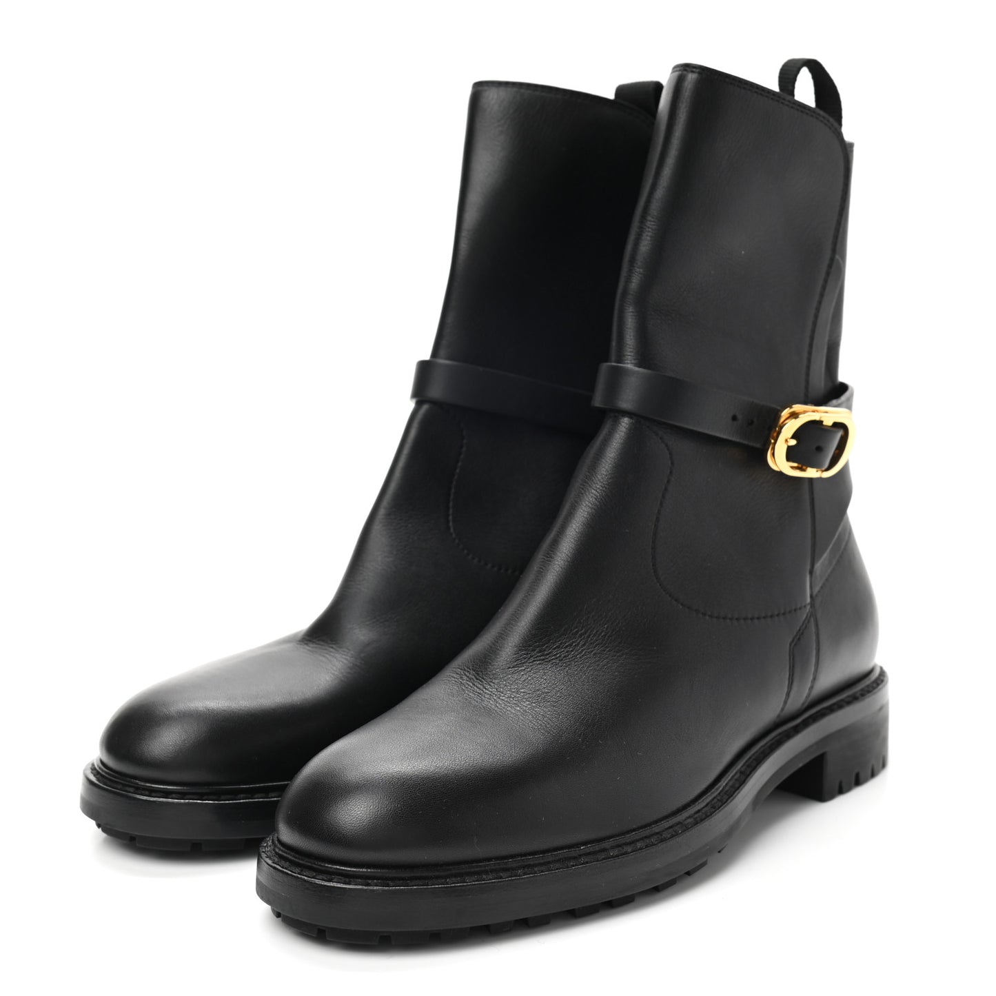 Calfskin Empreinte Ankle Boot 36 Black