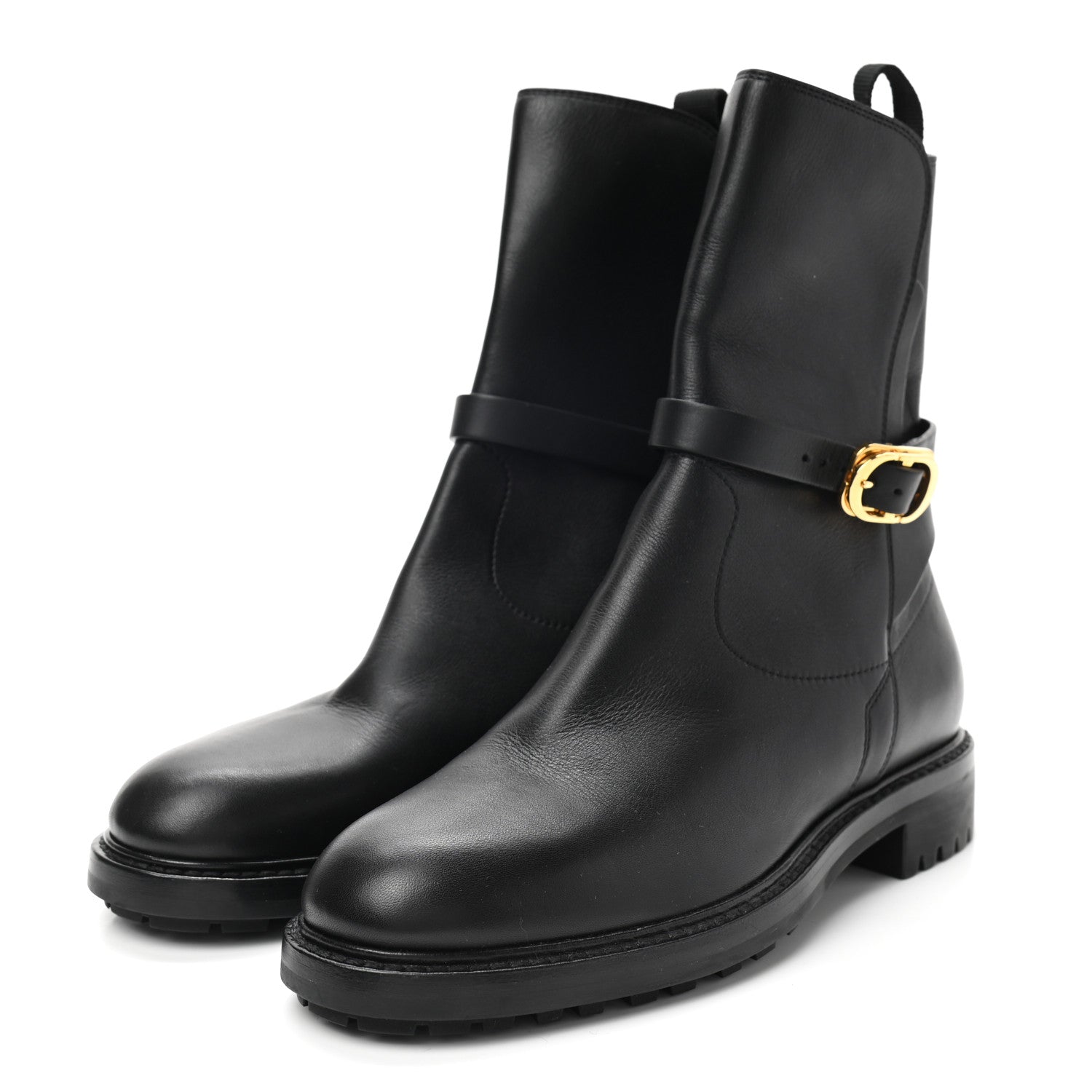 Christian Dior Calfskin Empreinte Ankle Boot 36 Black 3 of 7