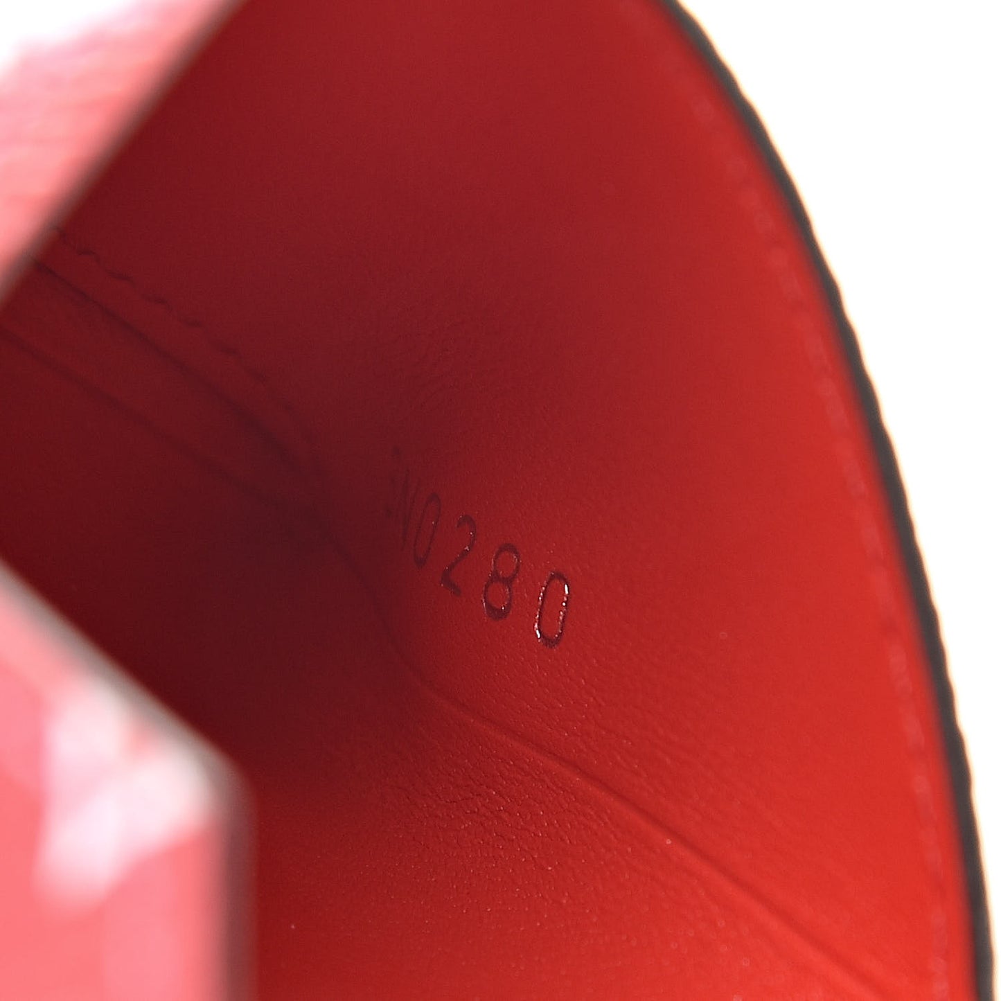 Monogram Escale Small Kirigami Pochette Insert Red