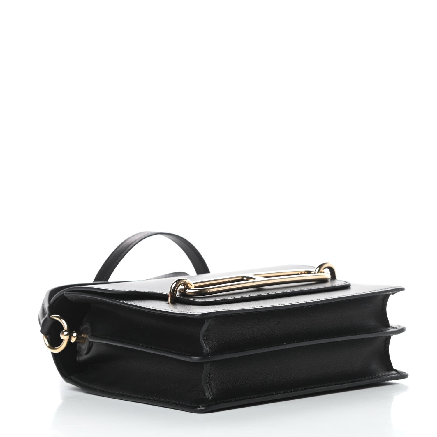Hermes Evergrain Mini Sac Roulis Black 4 of 11
