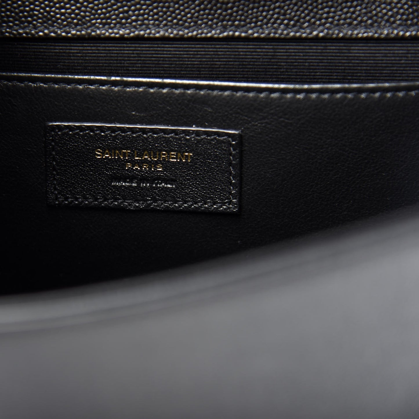 Grain De Poudre Medium Classic Monogram Kate Satchel Black
