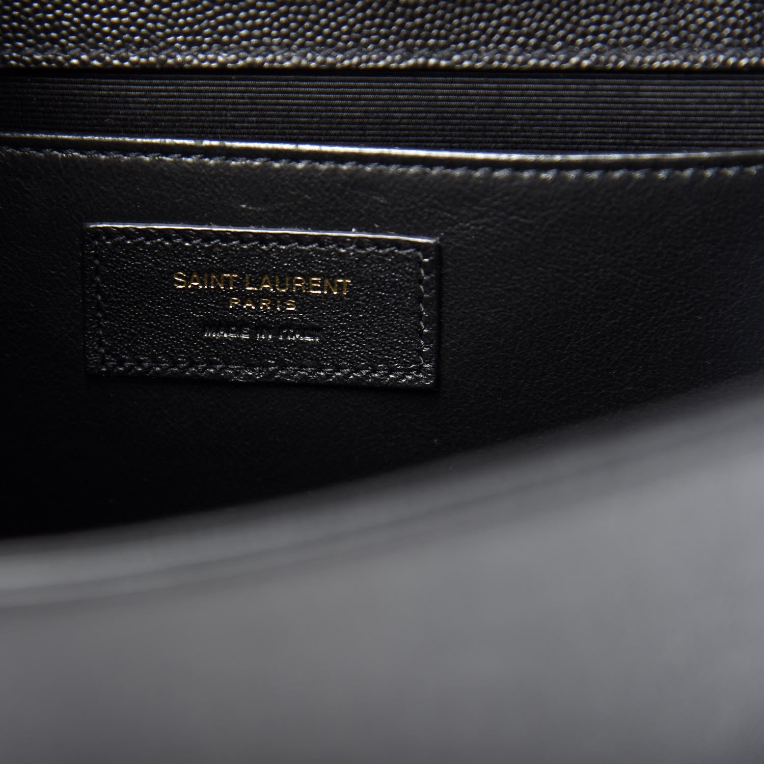 Saint Laurent Grain De Poudre Medium Classic Monogram Kate Satchel Black 8 of 10