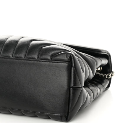 Saint Laurent Calfskin Y Quilted Monogram Medium Loulou Chain Satchel Black 11 of 11