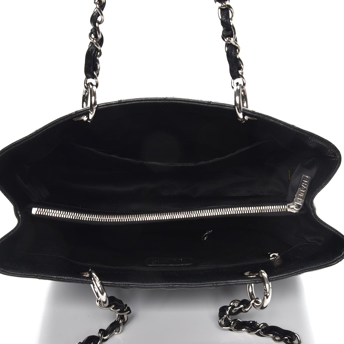 Caviar Quilted Grand Shopping Tote GST Black