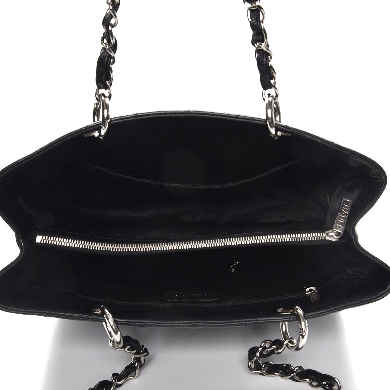 Chanel Caviar Quilted Grand Shopping Tote GST Black 5 of 7