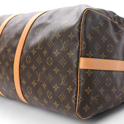 Louis Vuitton Monogram Keepall Bandouliere 55 7 of 7