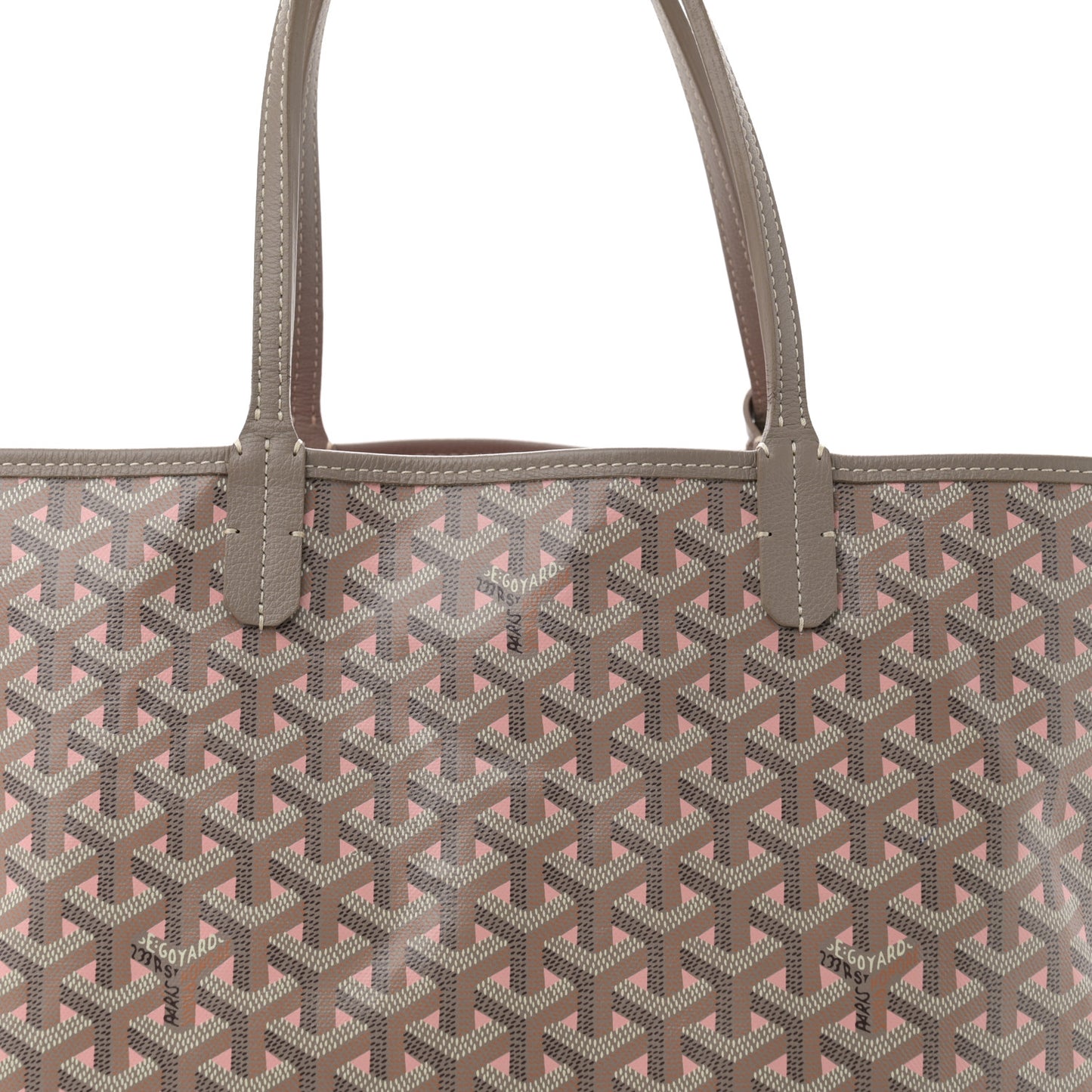 Goyardine Saint Louis Claire Voie PM Grege Powder Pink