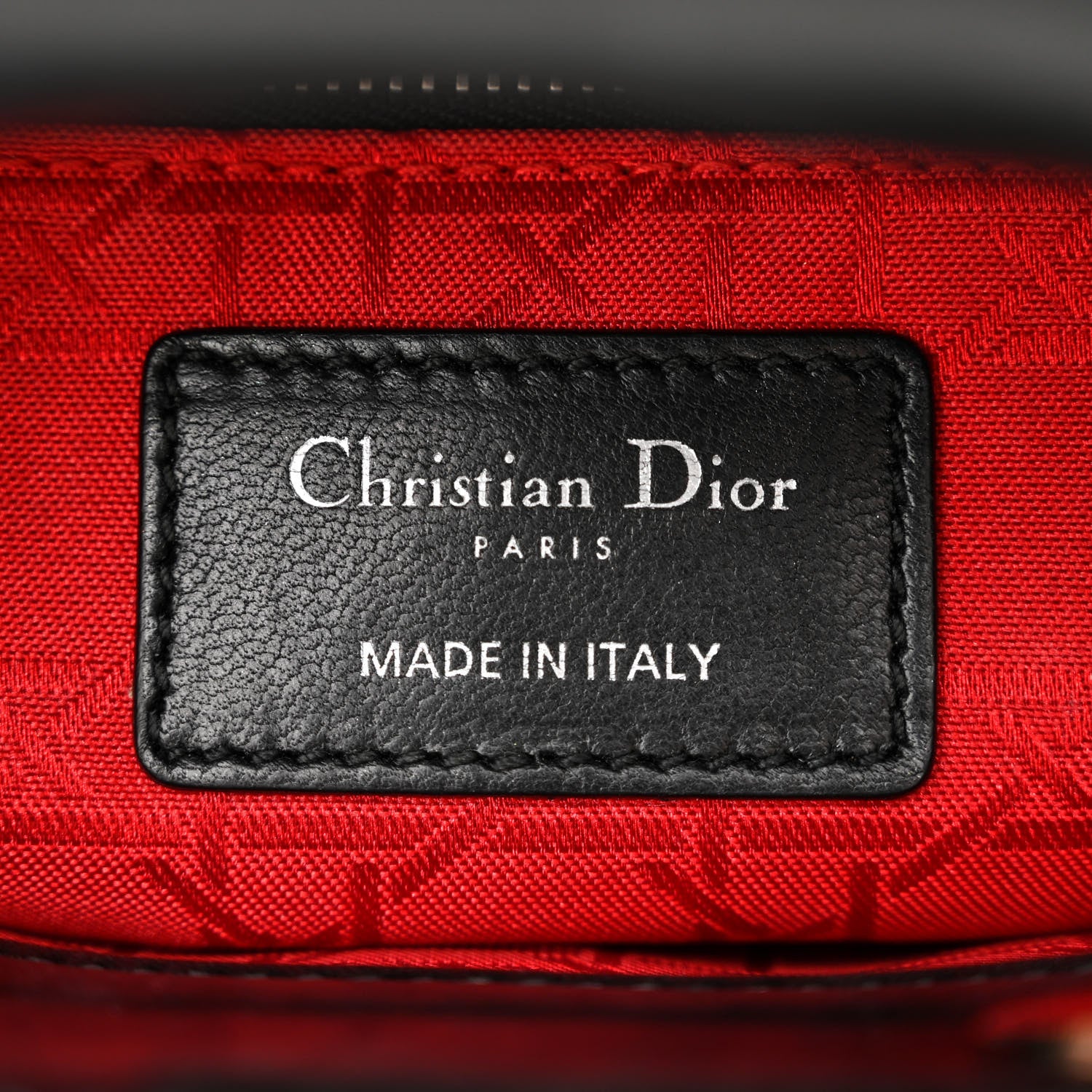 Christian Dior Lambskin Cannage Mini Lady Dior Black 6 of 11