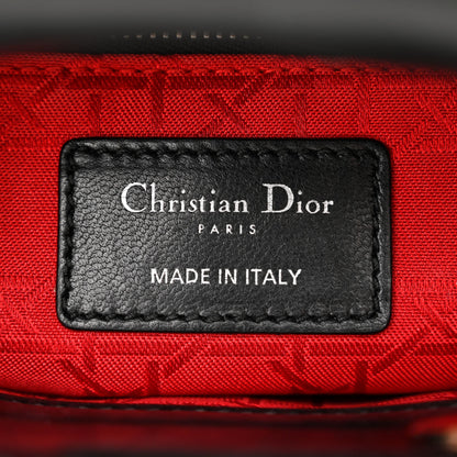 Christian Dior Lambskin Cannage Mini Lady Dior Black 6 of 11