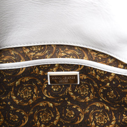Versace Nappa Barocco Quilted Vanitas Medea Shoulder Bag White 5 of 10