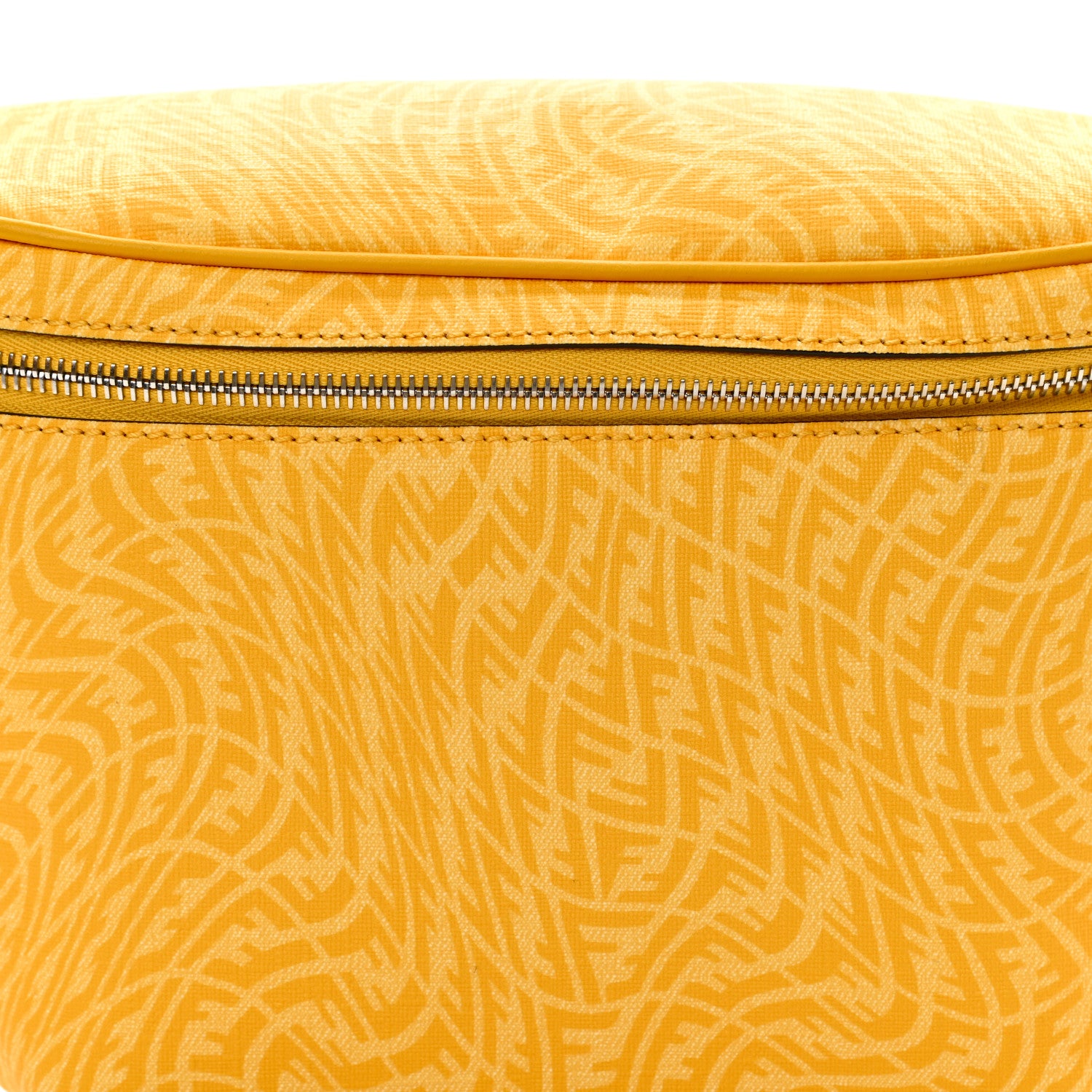 Fendi X SARAH COLEMAN Glazed Fabric Vitello Grace Light Micro FF Vertigo Belt Bag Mimosa 8 of 10