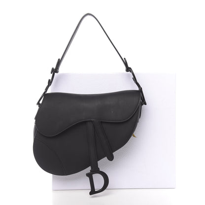 Christian Dior Ultra Matte Calfskin Saddle Bag Black 13 of 13