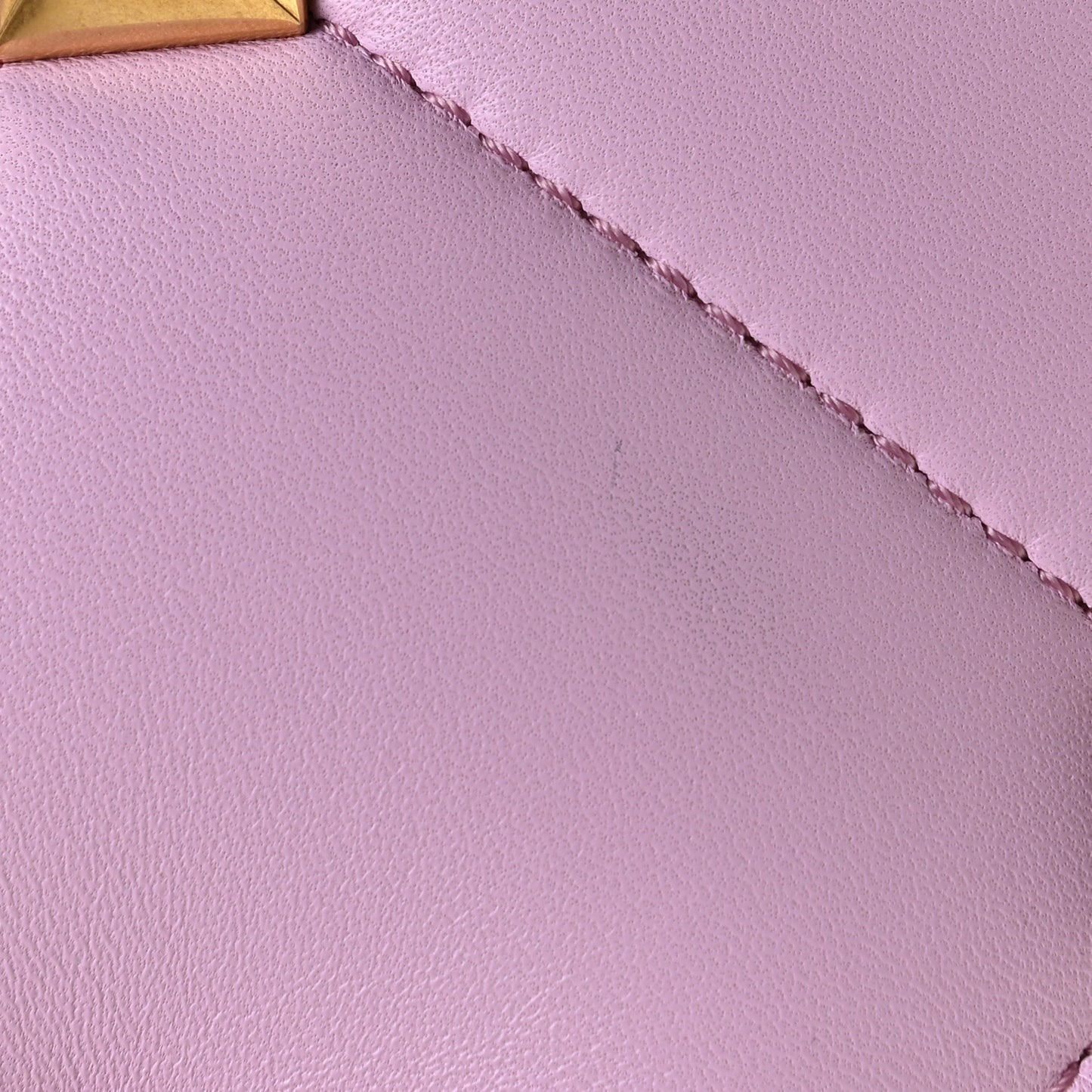 Nappa Mini Roman Stud The Handle Bag Pink Borealis