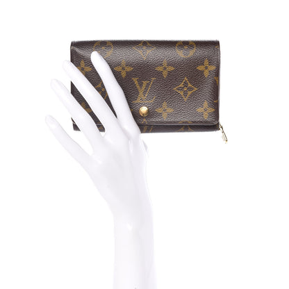 Louis Vuitton Monogram Porte-Monnaie Tresor Wallet 2 of 9