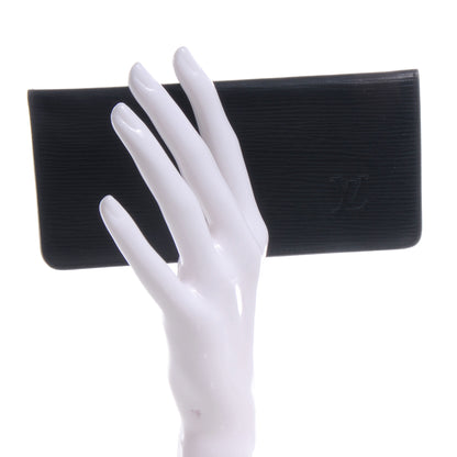 Louis Vuitton Epi Simple Checkbook Cover Black 2 of 6