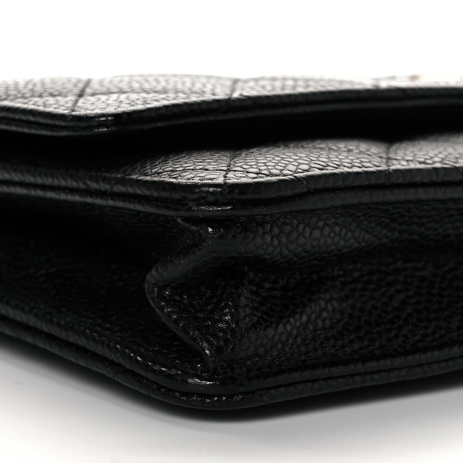 Chanel Caviar Quilted Wallet On Chain WOC Black 9 of 10