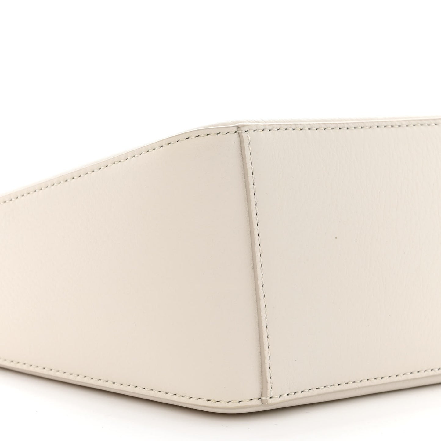 Calfskin Mini Hammock Hobo Soft White