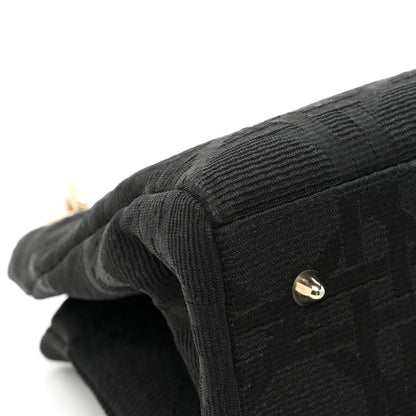 Christian Dior Canvas Cannage East West Tote Black 14 of 16