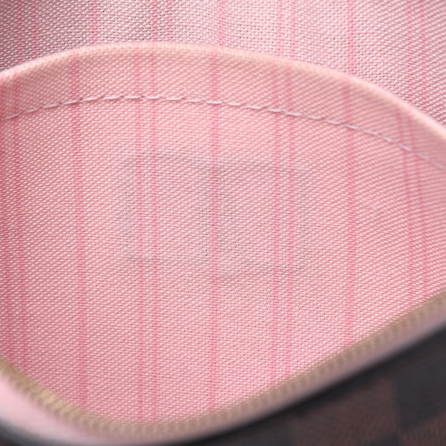 Damier Ebene Neverfull MM GM Pochette Rose Ballerine
