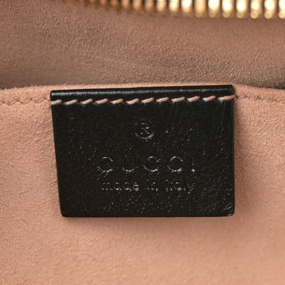 Gucci Monogram Matelasse Diagonal Small GG Marmont Chain Shoulder Bag Beige Black 6 of 13