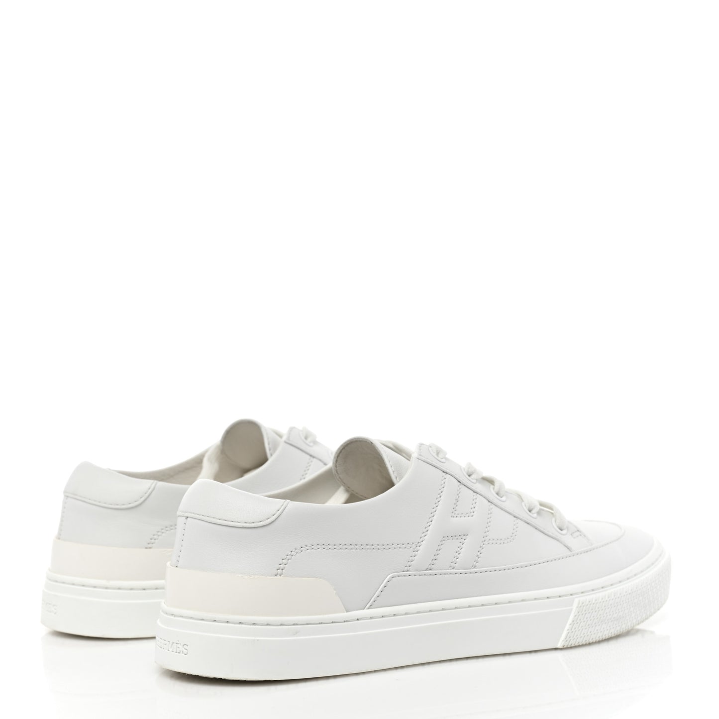Calfskin Deep Sneakers 40 White