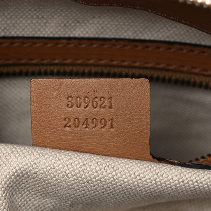 Gucci Monogram Web Medium Rania Top Handle Bag Sand 6 of 30