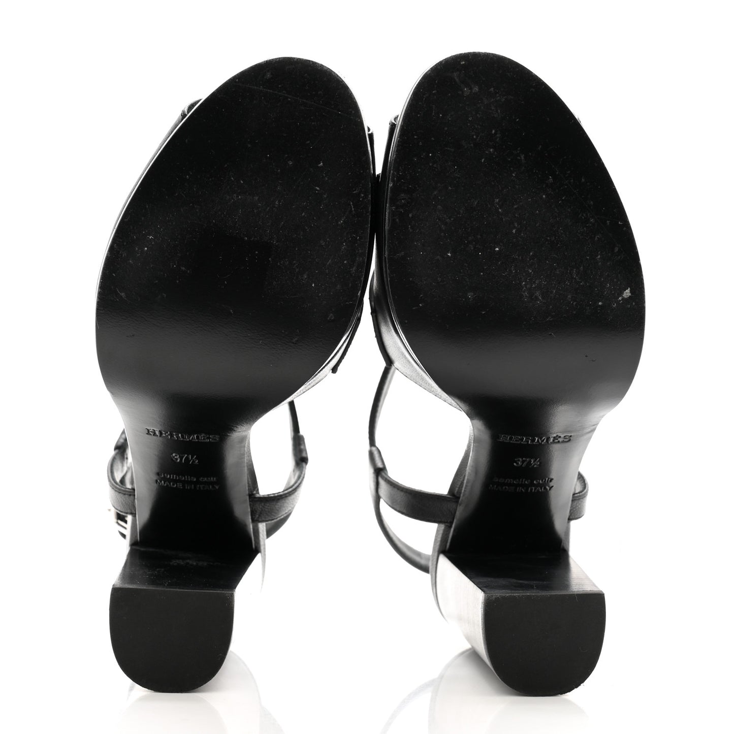 Goatskin Alesia Sandals 37.5 Black