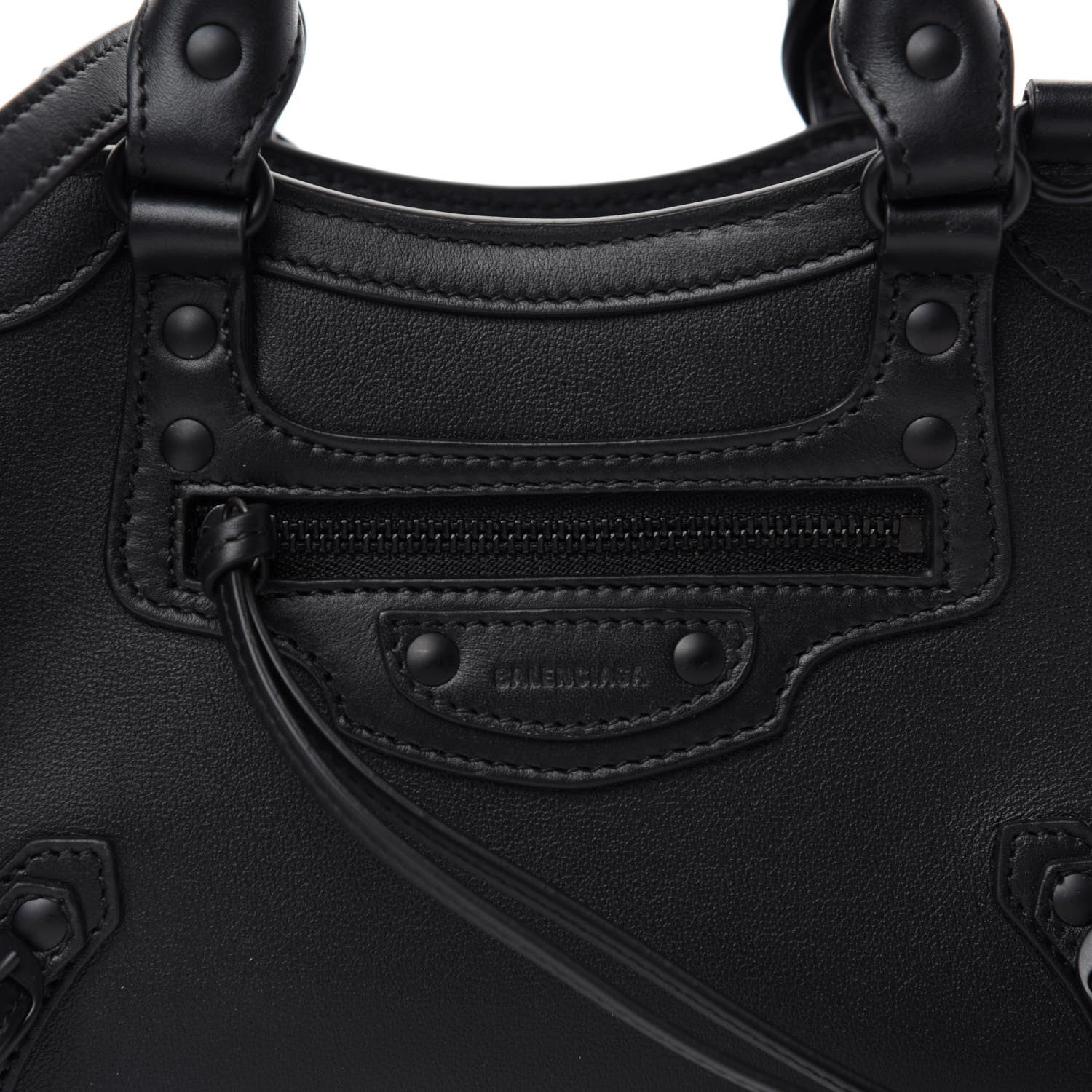Balenciaga Smooth Calfskin Neo Classic Black Hardware Mini City Black 11 of 11