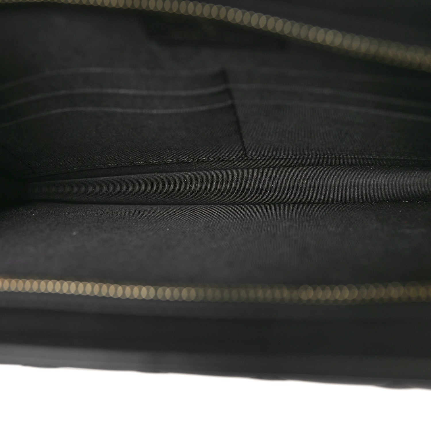 Chanel Lambskin Quilted Wristlet Clutch Black 5 of 9