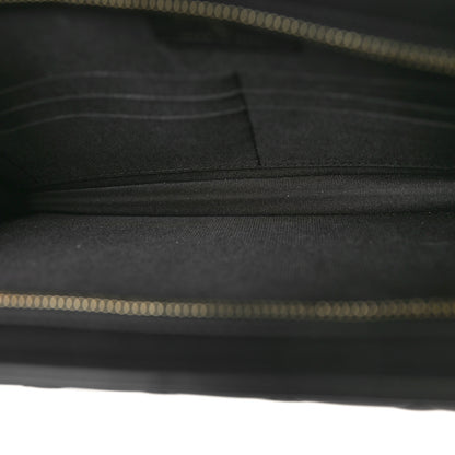 Chanel Lambskin Quilted Wristlet Clutch Black 5 of 9