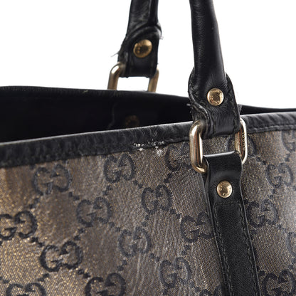 Gucci Lurex Monogram Medium Joy Tote Black 8 of 16
