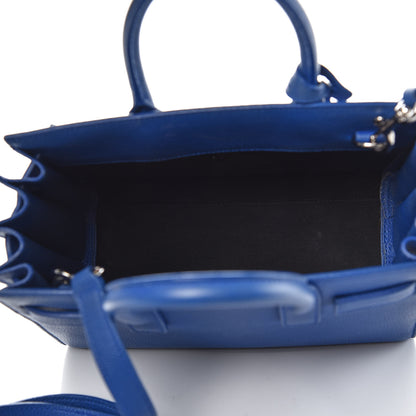 Saint Laurent Grained Calfskin Nano Sac De Jour Royal Blue 5 of 14