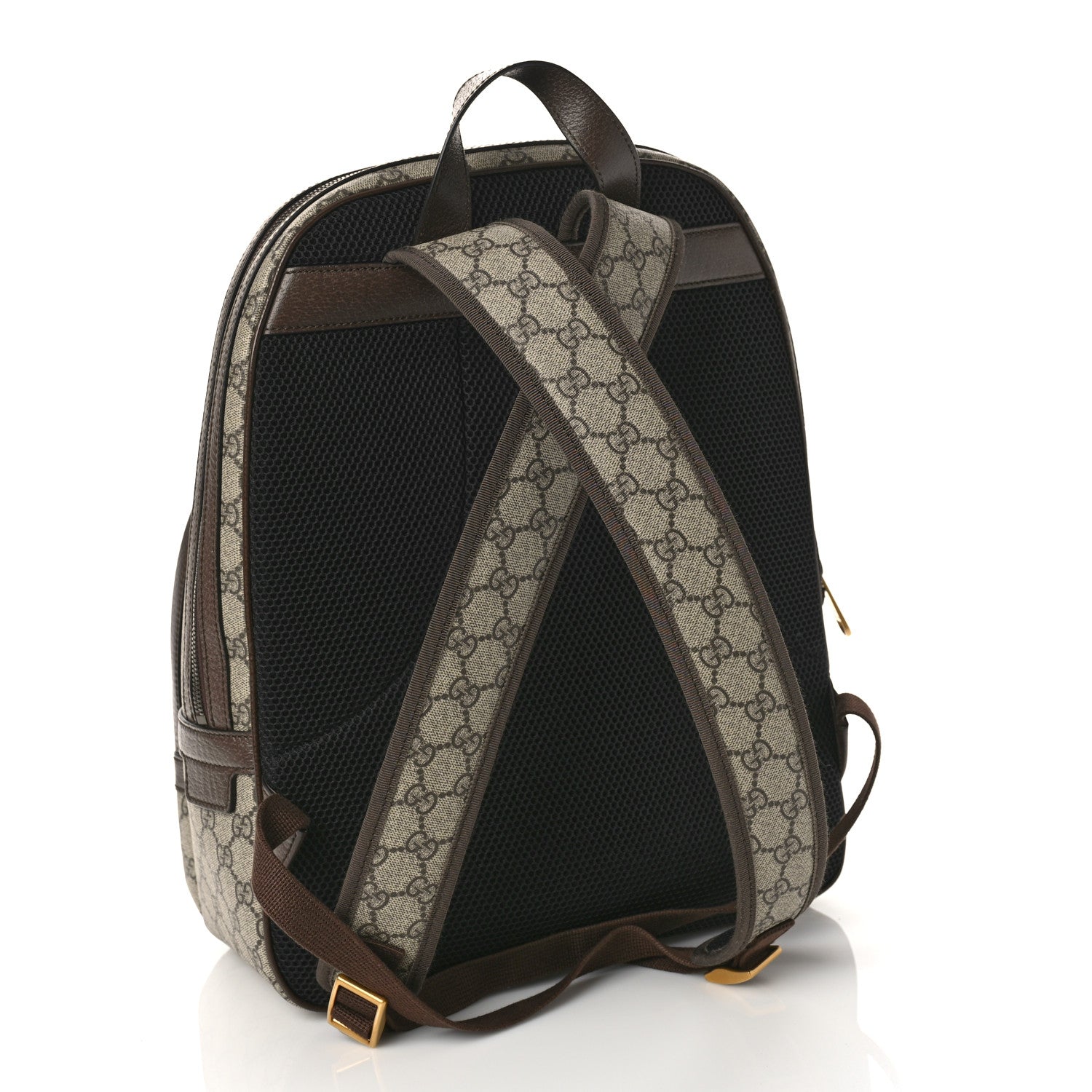 Gucci GG Supreme Monogram Medium Ophidia Day Backpack Brown 3 of 9