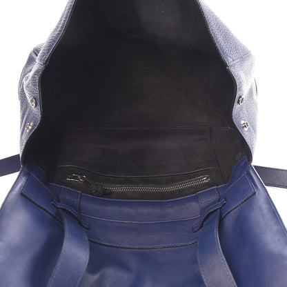 Proenza Schouler Pebbled Calfskin Double Sided PS Courier Bag Indigo 5 of 17