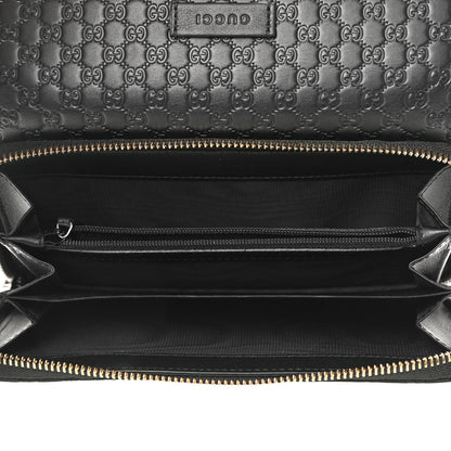 Gucci Soft Microguccissima Continental Zip Wallet Black 5 of 8