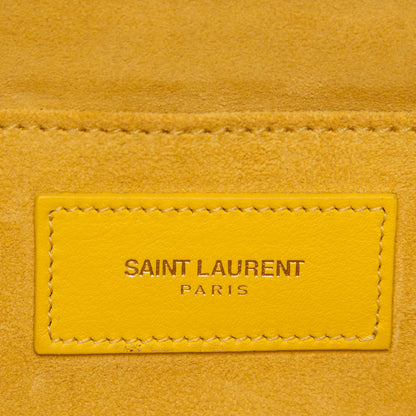Saint Laurent Calfskin Classic Y Ligne Clutch Soleil 7 of 8