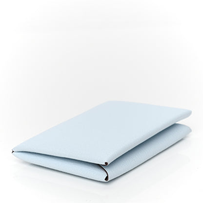 Hermes Chevre Mysore Verso Calvi Card Case Bleu Brume Brique 3 of 4