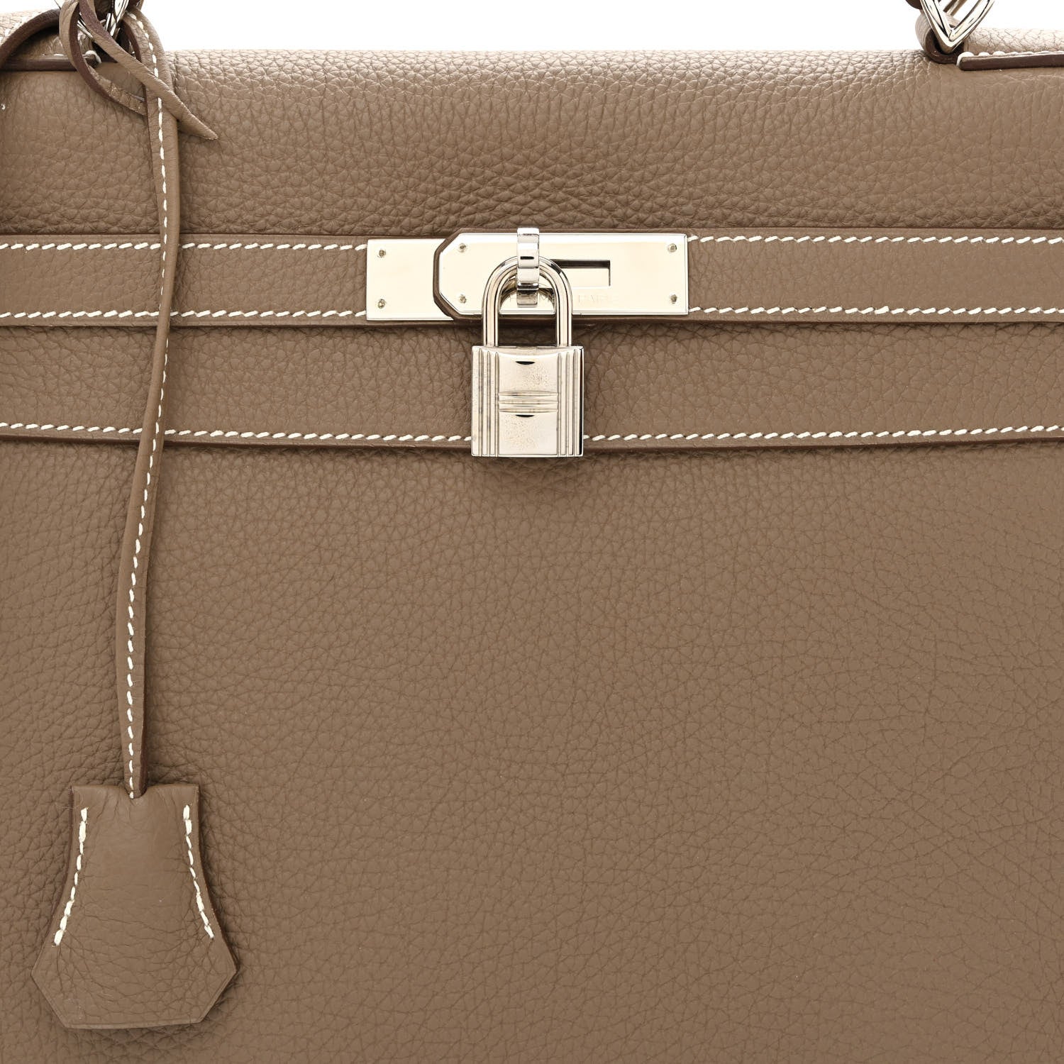 Hermes Togo Kelly Retourne 32 Etoupe 8 of 10