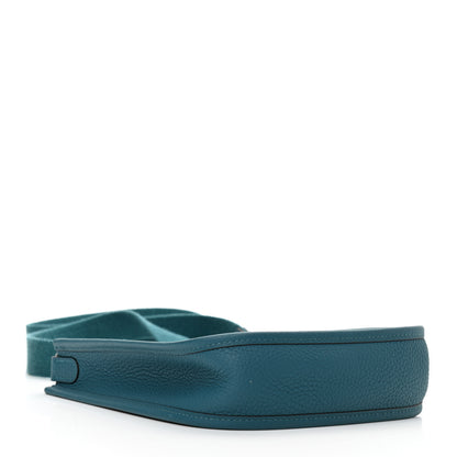 Hermes Taurillon Clemence Evelyne TPM Vert Bosphore 4 of 11