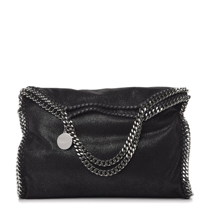 Stella McCartney Shaggy Deer Falabella Fold Over Tote Black 1 of 8