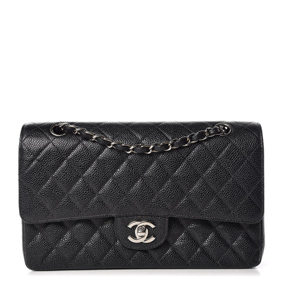 Chanel Caviar Quilted Medium Double Flap Black 1 of 13