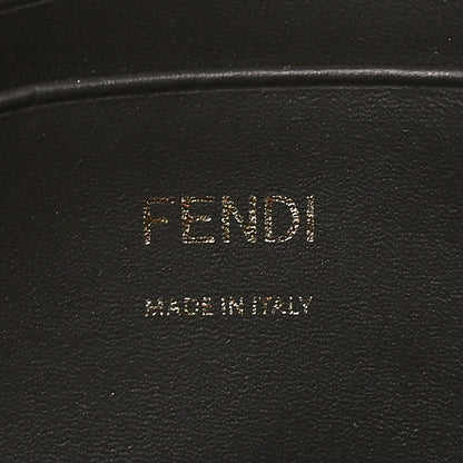 Fendi Canvas Vitello King Seta FF Embroidered Mini Baguette Tartufo Ebano Multicolor 6 of 10