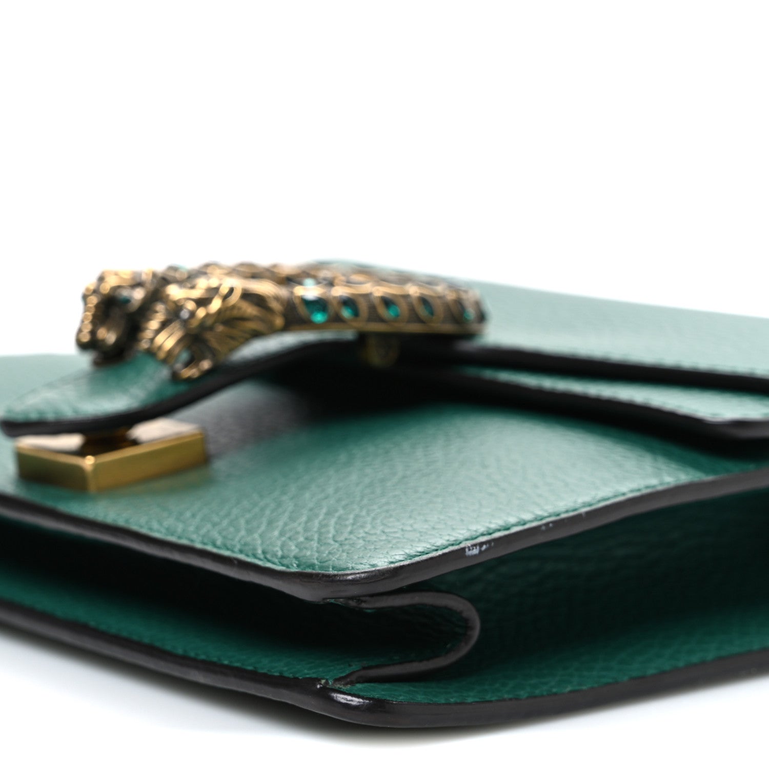 Gucci Calfskin Mini Dionysus Shoulder Bag Emerald 9 of 9